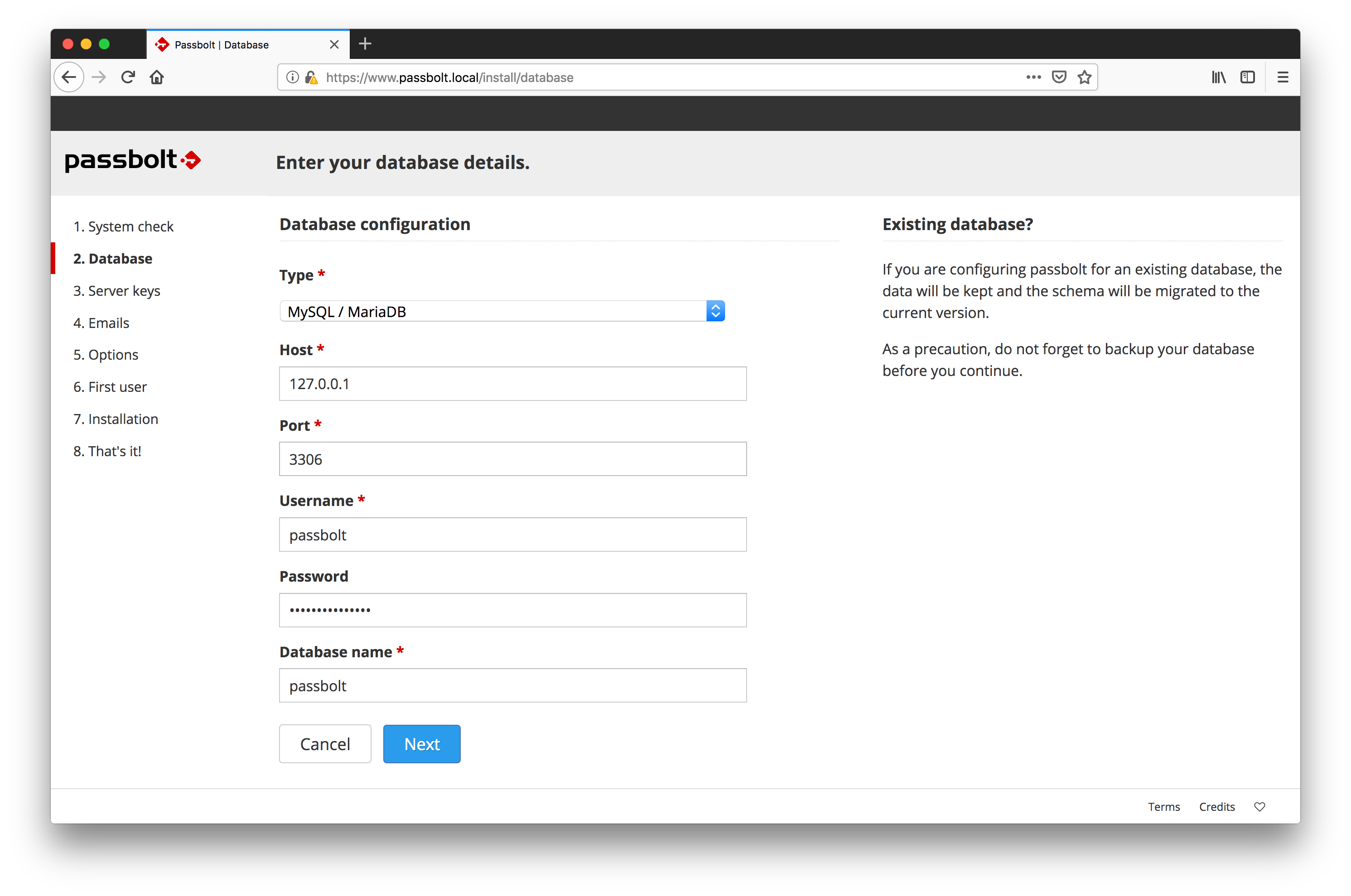 centos key 7 gpg generate CE on Passbolt Install 7 Passbolt CentOS Help