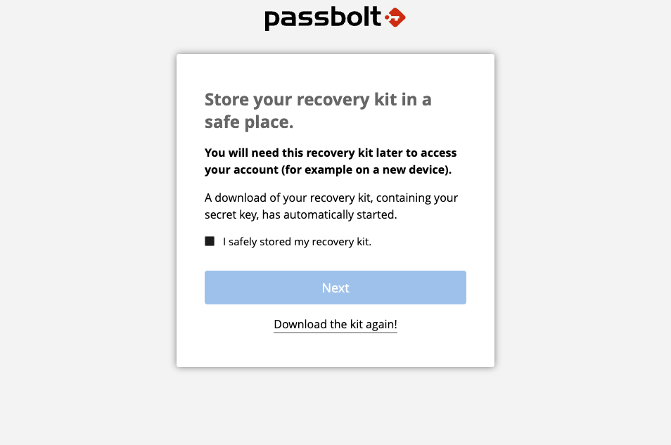 download the recovery kit