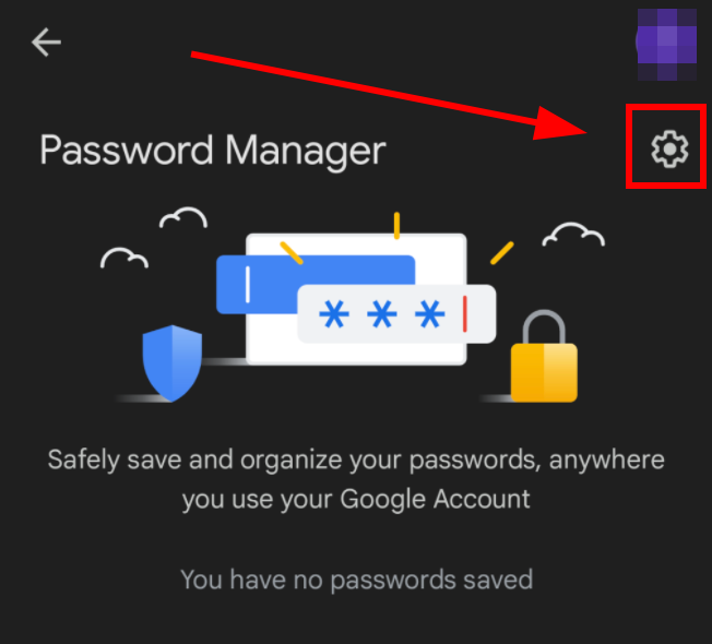 Android password manager