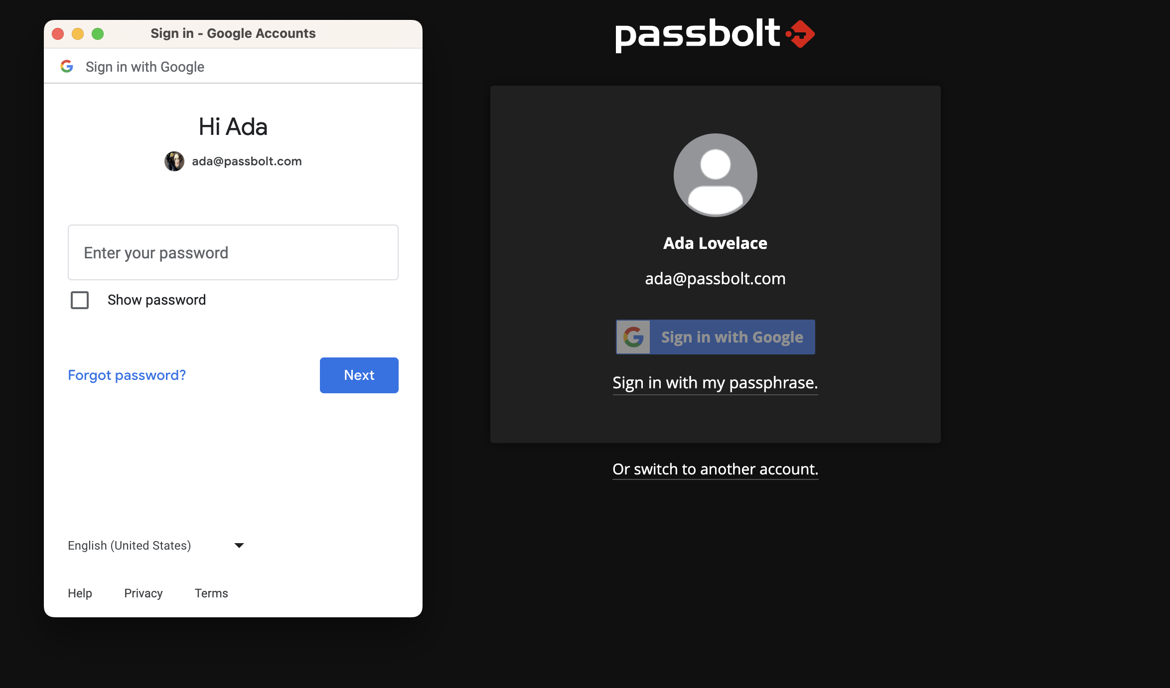 Passbolt GUI - SSO Login with Google Cloud Identity